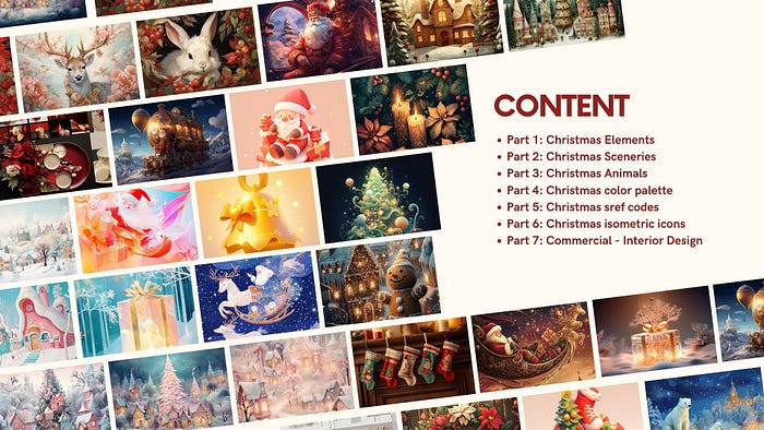 圣诞节 Midjourney 提示：https://inchristie.gumroad.com/l/ChristmasMidjourneyPrompts