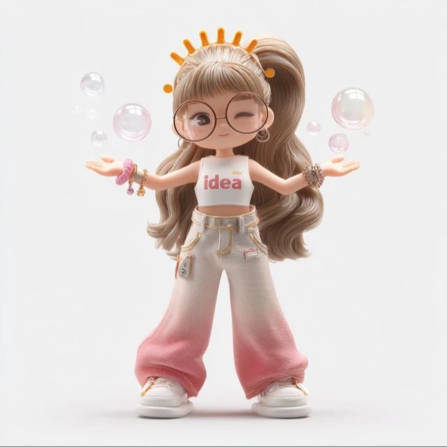 树脂,盲盒,少女,泡泡,创意,透明,灵感,爆棚,设计,潮流,玩具,收藏,可爱,时尚,艺术