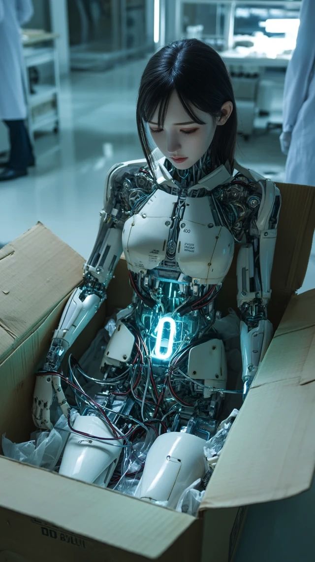 霓虹,机械,少女,实验,揭秘,科技,未来,动漫,科幻,虚拟